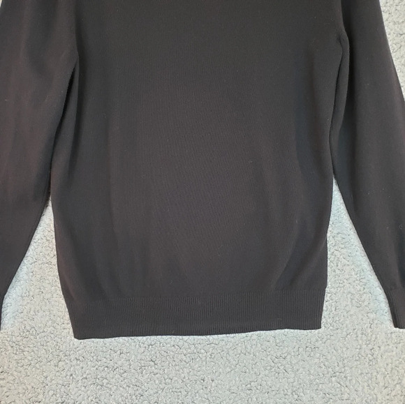 Old Navy Mens Black All Cotton Knit Closet Staple Sweater. Sz M - Picture 4 of 11